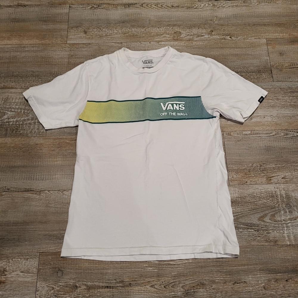 Van's Off The Wall Short Sleeve Graphic Tee Shirt Boy's Size Medium